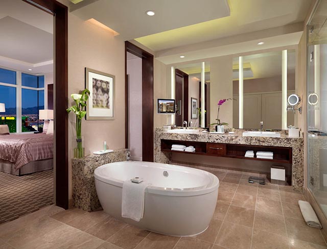 bathroom ideas for hotel inspired look