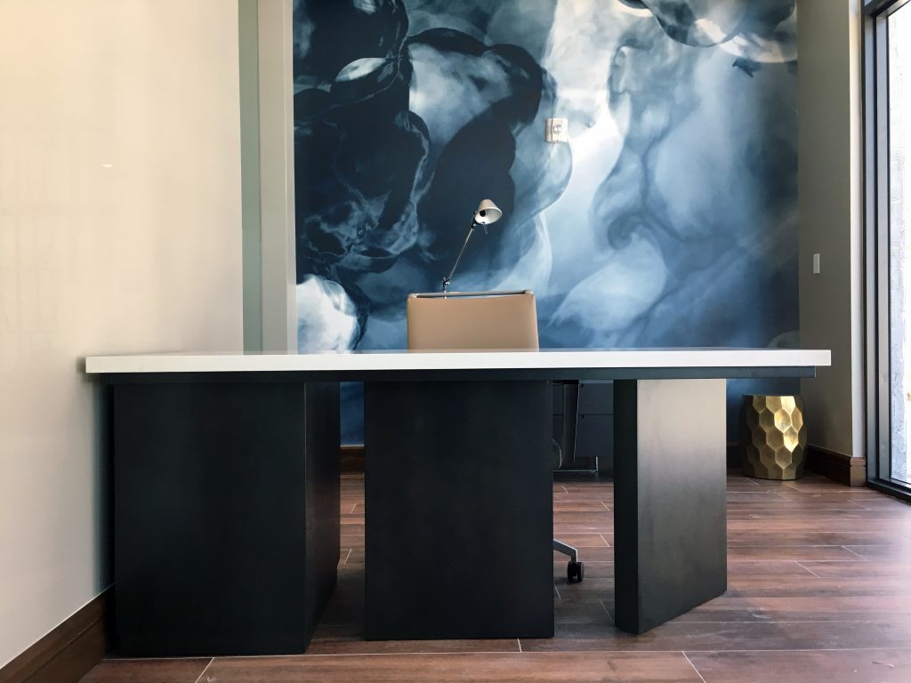 Custom Architectural Millwork at Park Square Doral