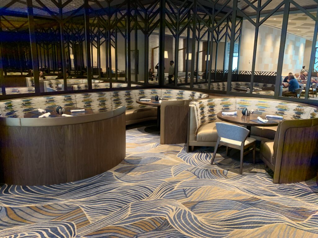 Seminole Hollywood- All Day Dining Custom Seating